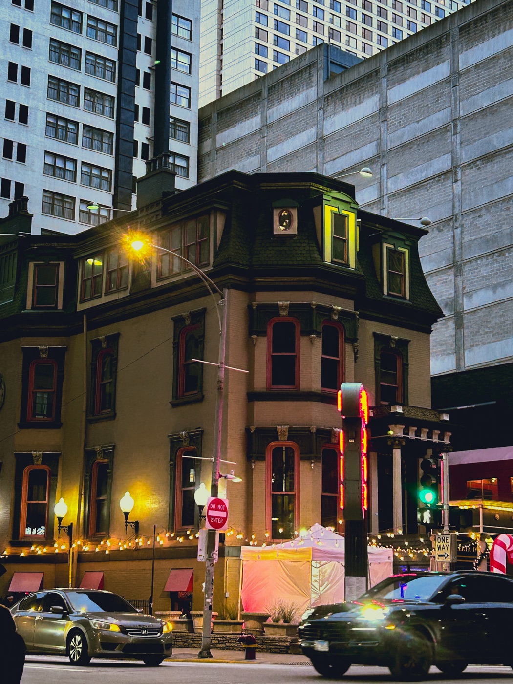 An old house holding its corner